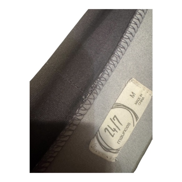 Gray Floral Mock Neck Mini Dress MEDIUM - Picture 4 of 4